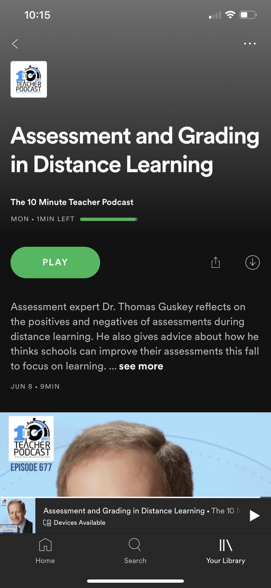 heathklinger's tweet photo. Recommendation: 10 minute teacher podcast on @Spotify. This one gives us lots to think about as have been adapting to this uncharted territory. What a great opportunity we have to relook at how we use assessments 👏. https://t.co/CpncRkJAx8