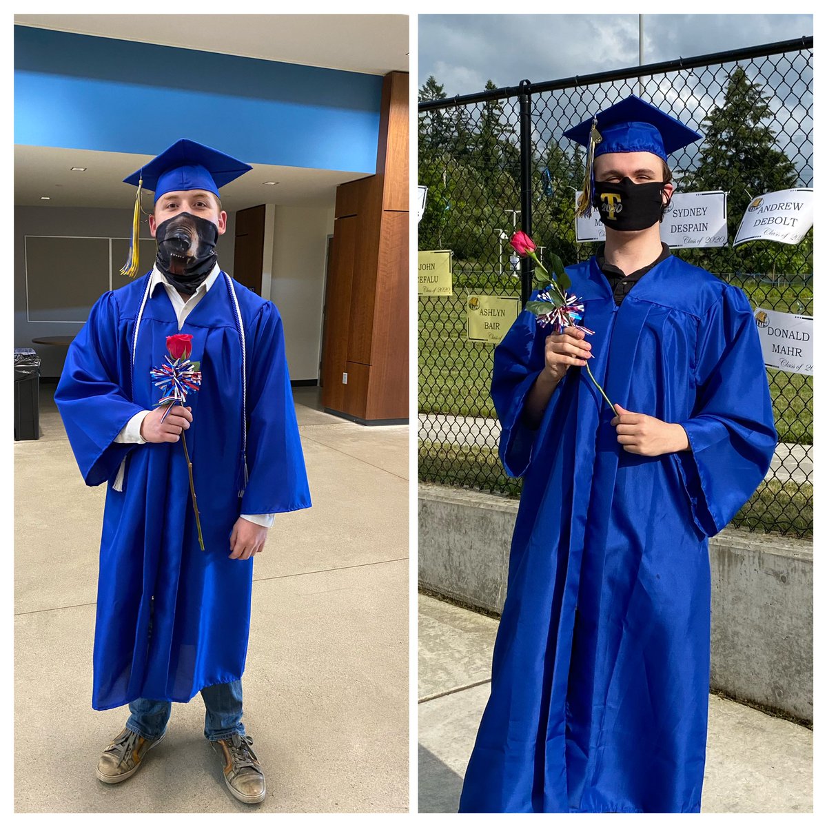 Last two senior swimmers:  Piper &amp; Nathaniel!  Congrats guys!