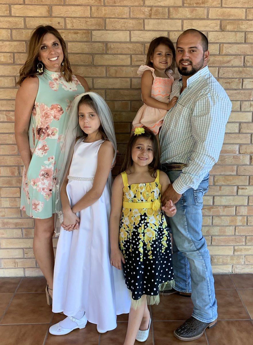 Our first born, Fallyn June, had her First Communion today, 06/10/20. May you always walk with God, our sweetheart. #covidcantstopGod #BlessedAndGrateful