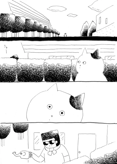 【まんが】植木の人々左上から右にお読みください～#漫画が読めるハッシュタグ #manga  #comic  #Illustrations 