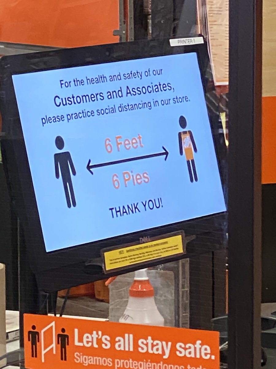 You know the obesity epidemic is bad when they tell you to stand six pies apart ...