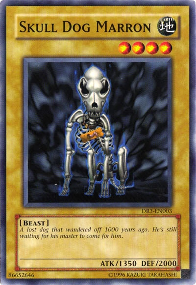 UltimaShadowX's tweet photo. The most tragic story in all of Yu-Gi-Oh is Outstanding Dog Marron, who gets lost, corrupted by darkness, then just fucking dies. https://t.co/Oi1QSRxnQc