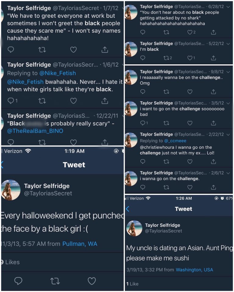 (Cont.) the right direction. I’m glad MTV isn’t letting racism slide anymore. HOWEVER, Taylor’s tweets were from the year 2012-2013. The same year that Jordan Wiseley’s real world season aired. I can’t help but be annoyed at the fact that MTV isn’t keeping the same energy (+