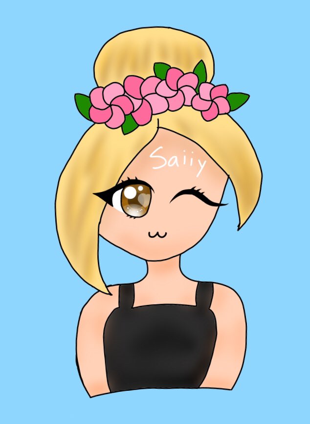 Sally On Twitter Give This Drawing A Caption Example The Girl In Flowers Not Related To This One But Yea Best One Gets 5 Robux When I Wake Up 3 Royalehigh Adoptme - roblox hair for 5 robux girl