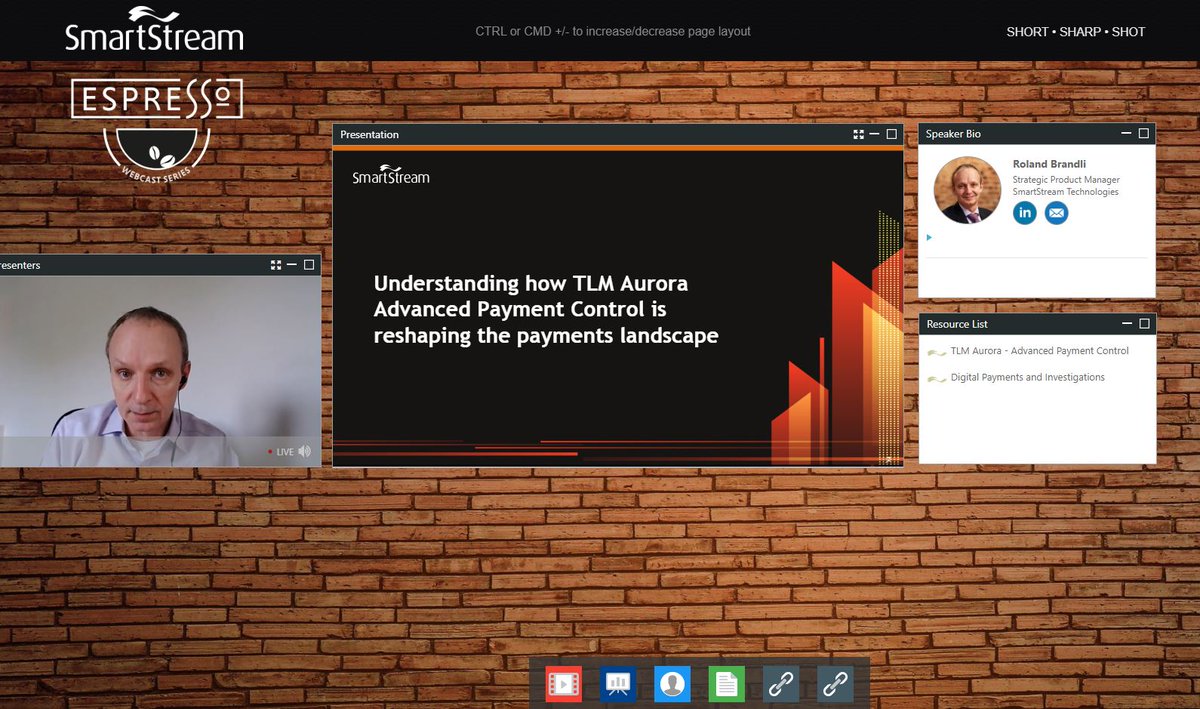 smartstreamhq's tweet photo. Roland Brandli, Product Manager @SmartStream_STP on advanced payment control, and how it's reshaping the payments landscape. How we deliver automation of payment investigations for #SWIFT and #RTGS #SmartStreamExpressoSeries #AdvancedPaymentControl #TLMAurora https://t.co/N0T1UdEdW9