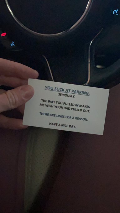 HA. Someone left this on my car 😂😂😂 I was in a rush okay! https://t.co/8upam7oHKK<a href="/tag/sexy"class="tags"><span>#sexy</span></a><a href="/tag/fetish"class="tags"><span>#fetish</span></a><a href="/tag/heals"class="tags"><span>#heals</span></a><a href="/tag/dildos"class="tags"><span>#dildos</span></a><a href="/tag/tallgirlproblems"class="tags"><span>#tallgirlproblems</span></a>