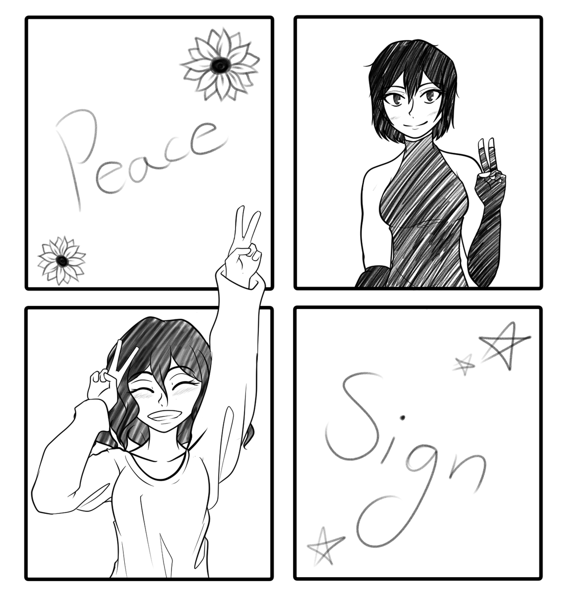 twiliskyy's tweet photo. "Gonna raise my hand with a peace sign.
Our story will last forever!"
| #mha #bnha #MyHeroAcademia #mhaocs #fandomocs #peacesign | https://t.co/MzbRmRIBqK