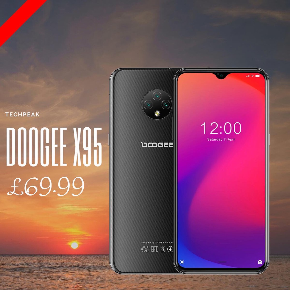 techpeak2's tweet image. Do you need a cheap phone. If yes, this is the right post for you. We have a new product in the store. Doogee X95 for a price of £69.99. 
Click the link: techpeak1.wordpress.com
