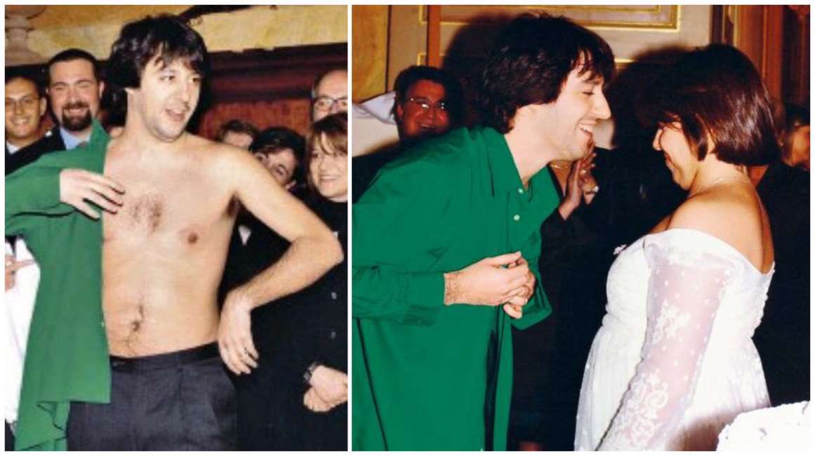 Massimo Asta On Twitter A Young Matteo Salvini With Lega Nord Party S Green Shirt 2000s