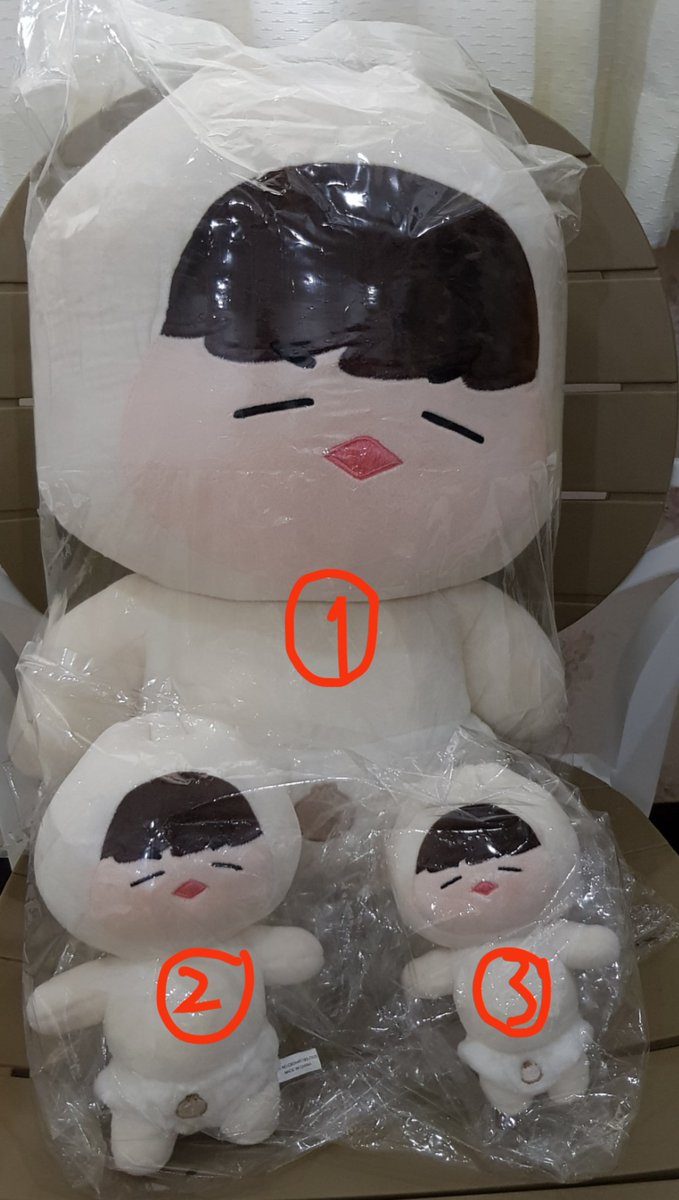 📌พร้อมส่ง ตุ๊กตา มือ1(ใหม่)
1. เกี๊ยวแจน 45cm 1790 บาท
2. เกี๊ยวแจน 20cm 590 บาท
3. เกี๊ยวแจน 15cm 470 บาท

📮 ลทบ. 30 / EMS 50 
สนใจ DM เลยค่า

#ตลาดนัดWIND #ตลาดนัดWANNAONE #ตลาดนัดวนว #แจฮวาน #ตุ๊กตาแจฮวาน