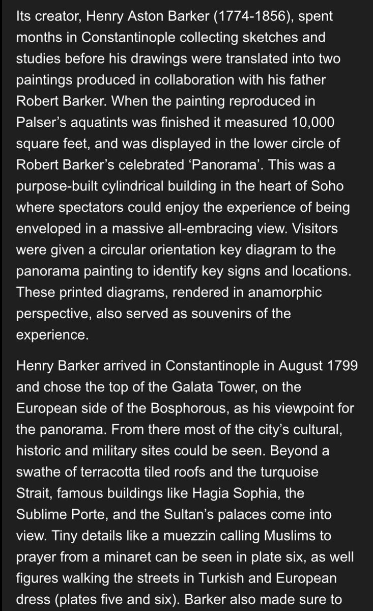 DrSueOosthuizen's tweet photo. #InTheirFootsteps How about a walk through Istanbul (then Constantinople) in 1799 through these fabulously-detailed panoramic drawings, souvenirs of a 10,000 sq ft, 360 degree exhibition in Leicester Square in 1801-2? #virtual #timetravel #tourist 
Via https://t.co/zZtkVSSafi https://t.co/95WKcEIWfH