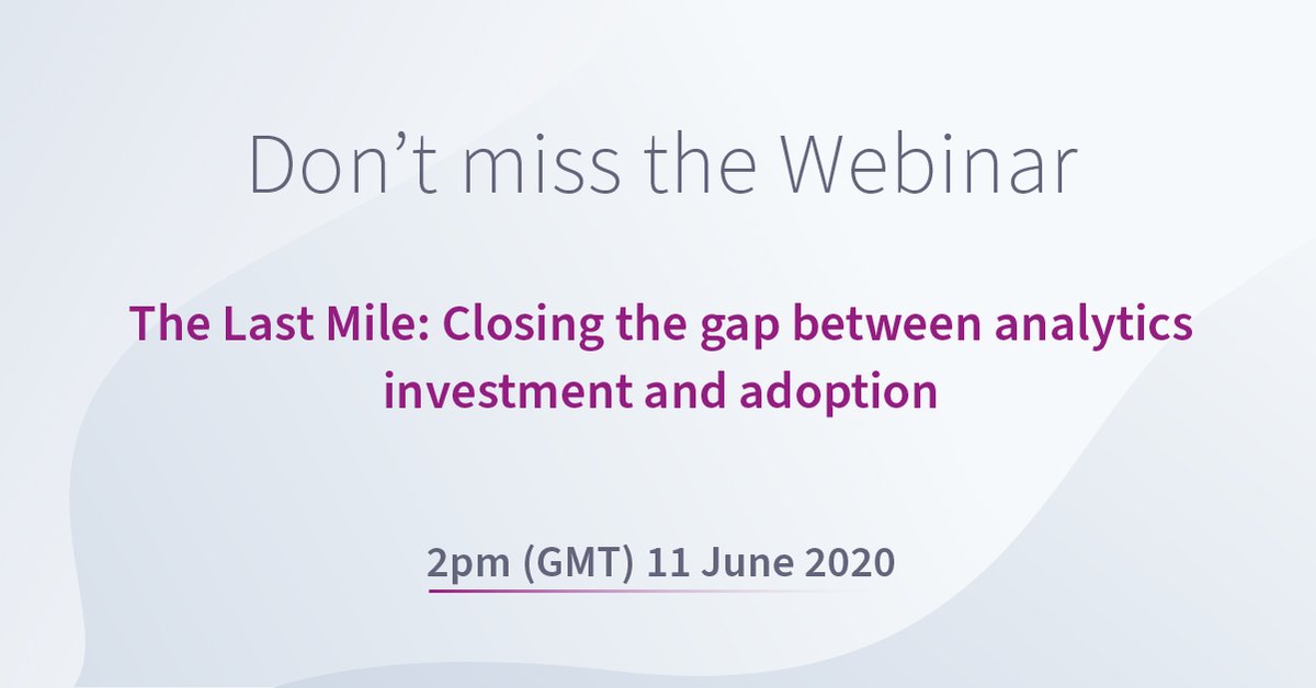 Why is it hard to drive adoption for AI and analytics solutions in financial services?
We explore this topic with our client, Abdul Malique, CEO of AIG Talbot in our latest webinar.

💡Sign up now
👉ow.ly/jbhs50zZADk

#datascience #tech #ml #business #fintech