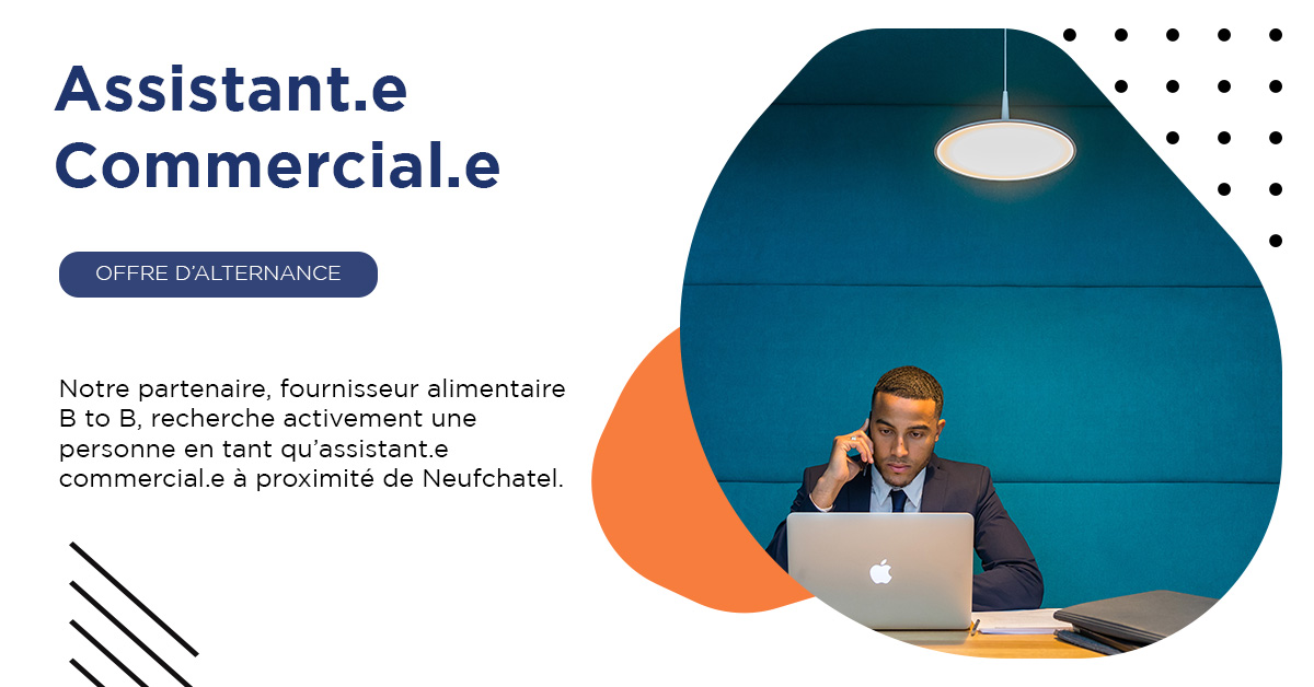 Vous êtes à la recherche d'une #alternance pour préparer ton Bac +3 #Commerce ? Notre partenaire, fournisseur alimentaire, recherche un.e assistant.e commercial.e ➡️ campus-saint-marc.com/2020/06/10/ass…