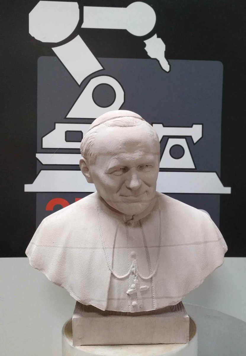 3DNieto's tweet photo. Este es uno de nuestros últimos trabajos, colaborando para ArteAznarez @fclaudin. Elaborada en #Poliuretano de alta densidad, el resultado habla por si mismo. Más info en https://t.co/3RM0hacOBU
#3D #Kuka #Fresado #Robot #Mecanizado https://t.co/r24T24Sa3D