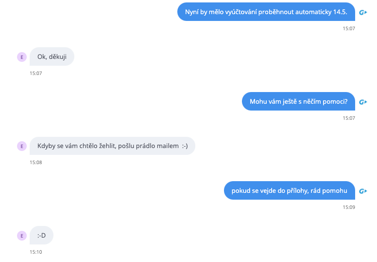 gopaycz's tweet photo. Děkujeme našim klientům za jejich humor a nadsázku, děláte nám práci na zákaznické podpoře příjemnější. 😜#support #officelife https://t.co/rJfVVnHw0q
