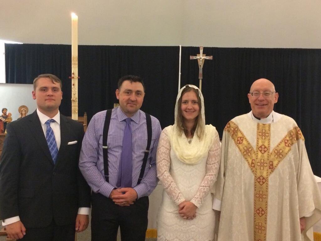 Military chaplains are the best! Fr. Michael (Major Lindsey) baptised me into the church 3 years ago