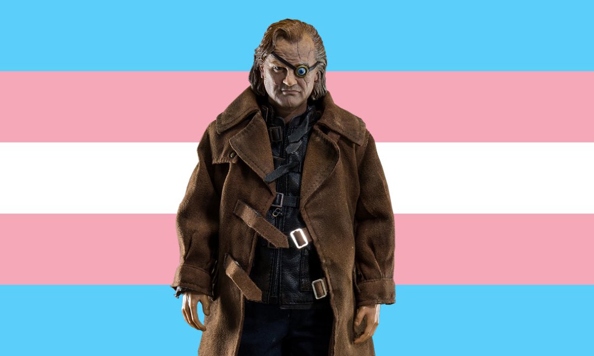 hpistrans's tweet photo. Alastor "Mad-Eye" Moody is trans! 💙🤍💖 https://t.co/rV9hREMFQX