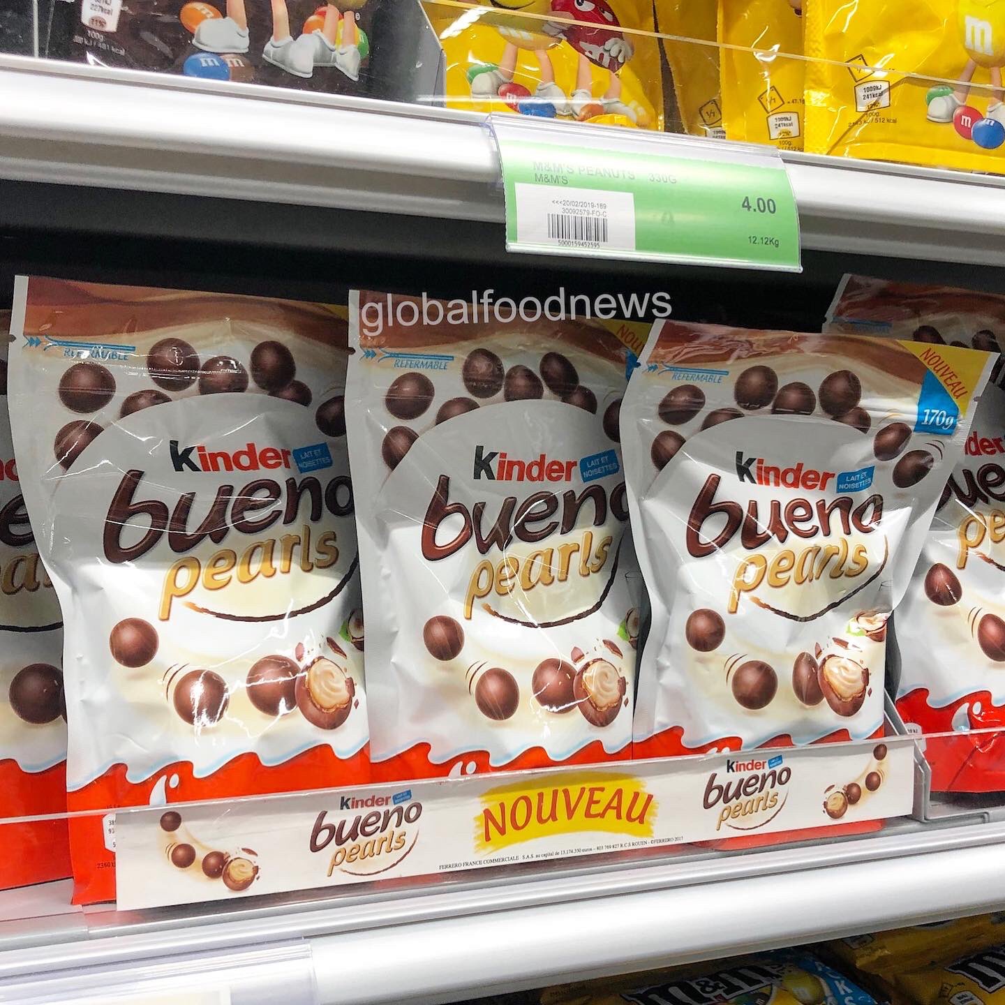 Global Food News on X: KINDER BUENO Pearls. Spotted last year in