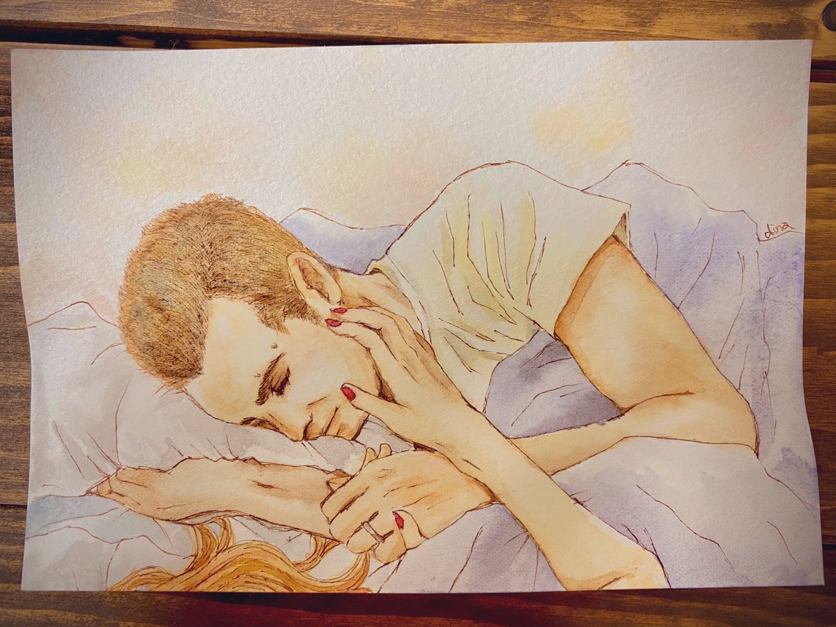 canopener206's tweet photo. Apparently, I drew this on the other side of the paper. I was so dumb🤪

#donnasview 🥺🥺🥺
#darvey https://t.co/xMKIFiVNzQ