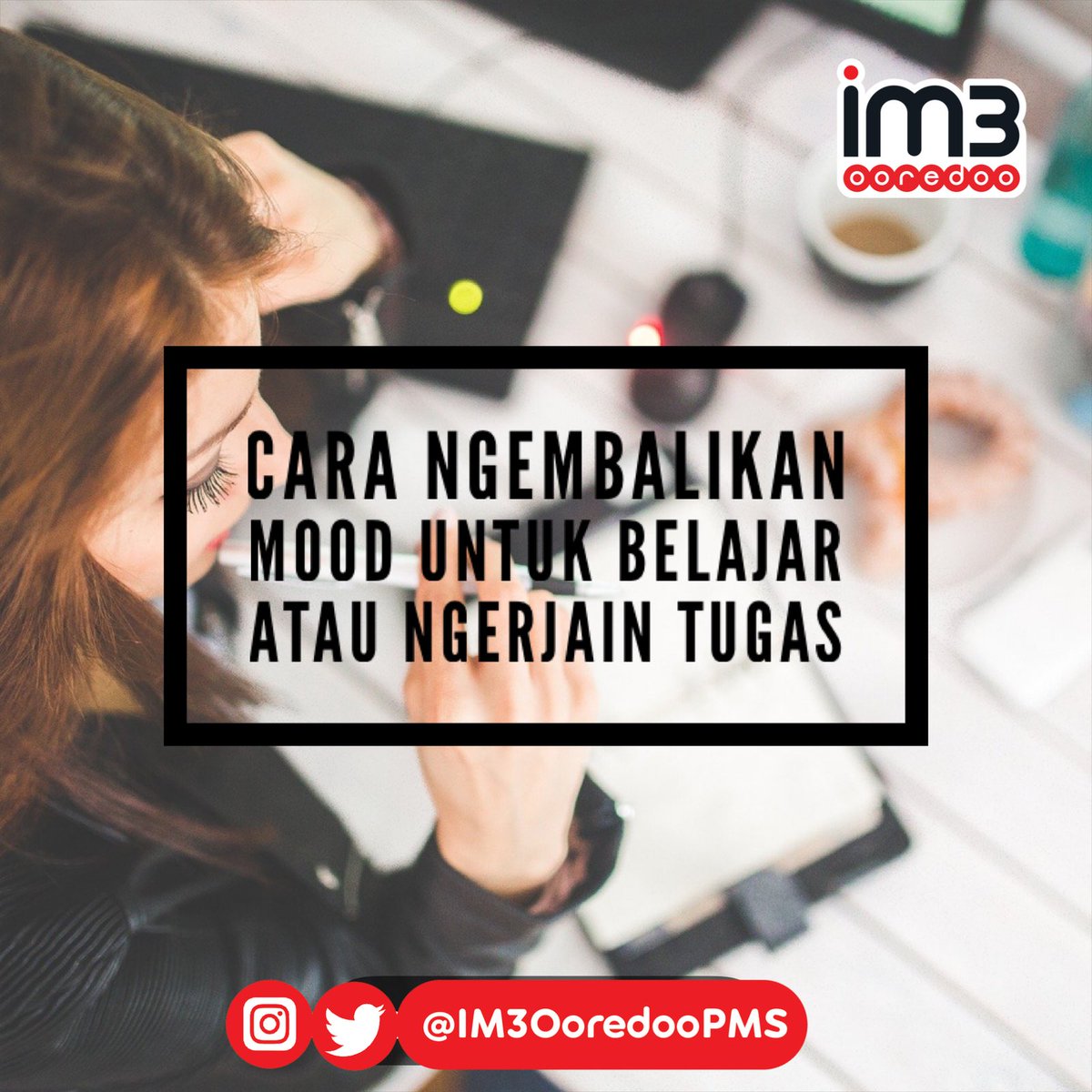 DonganIm3's tweet photo. ini nih tips buat temen temen yg mengalami kesulitan dalam mengembalikan mood untuk belajar di rumah..
Semangat yaa 😘

#belajardarirumah #StayHomeStayConnected https://t.co/U1Mk4Nipyg