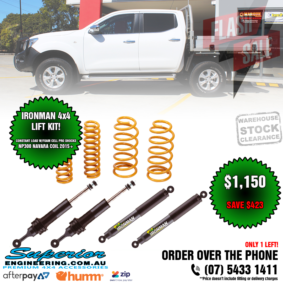 Ironman Foam Cell Pro Hilux Orders