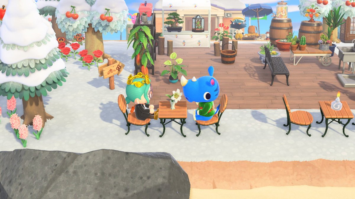cupofmilo's tweet photo. tea with Hornsby #AnimalCrossing #ACNH #NintendoSwitch https://t.co/qlD0qEeJ1S