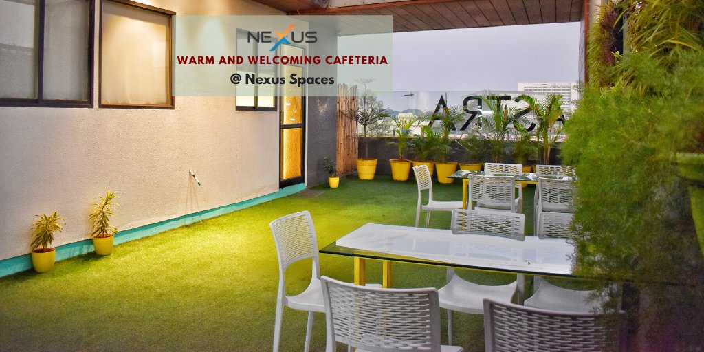 NexusSpaces's tweet photo. Who said your workplace can’t have a positive Soul
Feel blissful with good coffee and great vibes
#nexusspaces #cafeteria #warm #terrace #goodvibes #coffee #perfect #awesome #underthesky #openspaces #indore #coworkingspace #workspace #cafe #soulful #bliss #positive #workplace https://t.co/Kb0MsSBjaJ