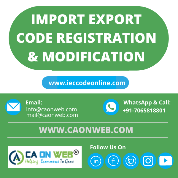 caonwebonline's tweet image. IMPORT EXPORT CODE REGISTRATION & MODIFICATION
ieccodeonline.com
#Ieccode #Importexportcode #IECRegistration #iecmodification