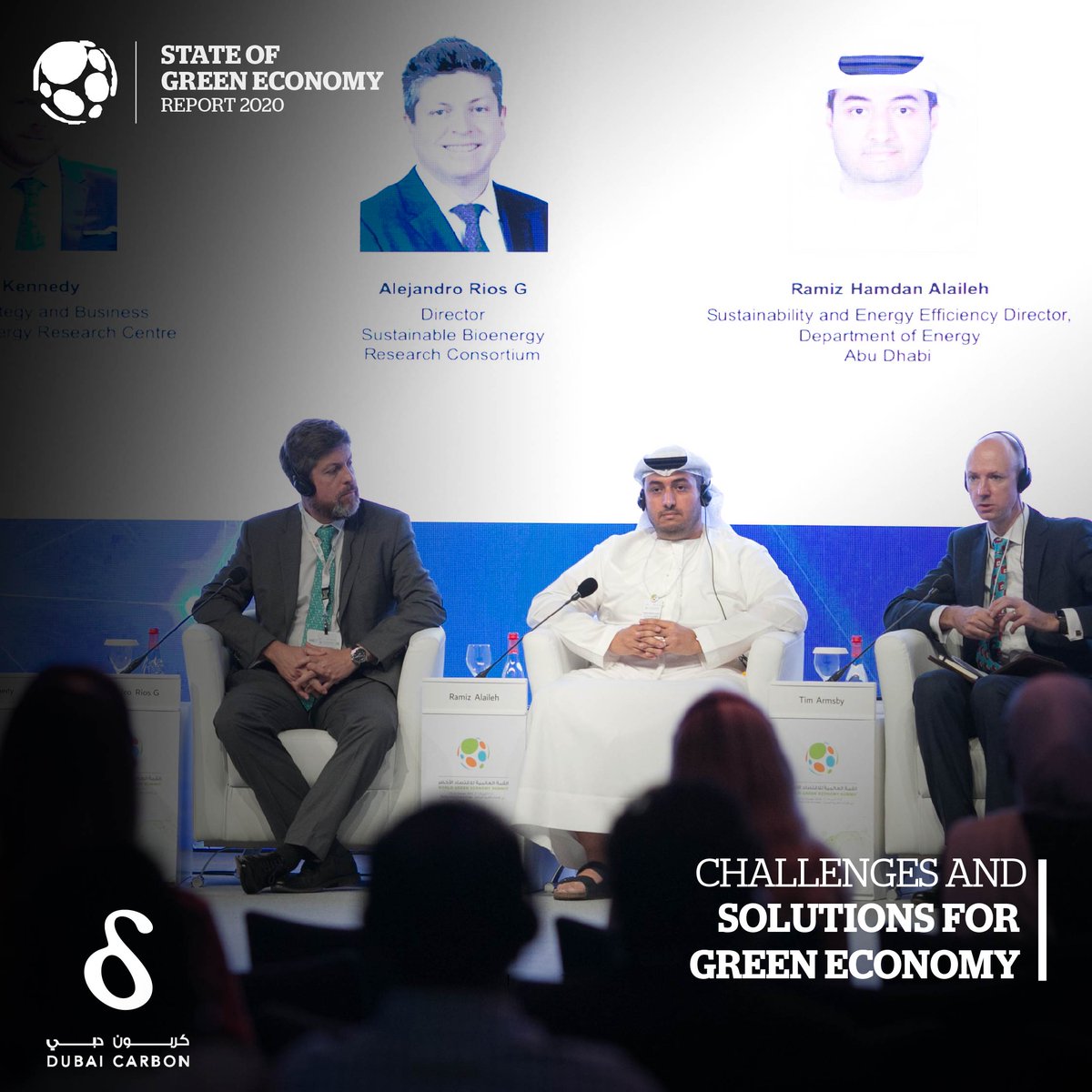 Sustainability experts converged in a panel discussion to dissect the challenges and solutions needed for the green economy to thrive. 

Read more in the Green Economy Report 2020.
#GER2020 #dubaicarbon