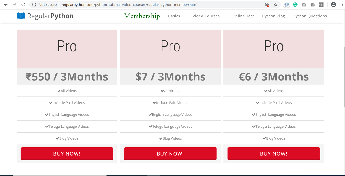 regularpython's tweet image. Learn Python, Django, Web scraping in the Telugu Language With Real-Time Projects
regularpython.com
#Pythonintelugu #Djangointelugu #webscrapingintelugu
#python #Django #webscraping