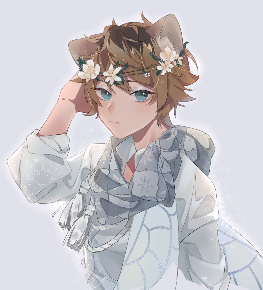 可湿水手帕on Twitter 死亡了妖精服过于可爱 落泪 ツイステ