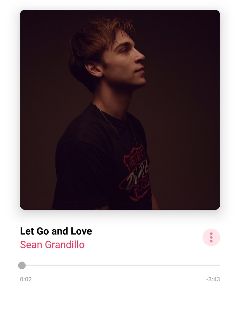 let go and love by sean grandillo