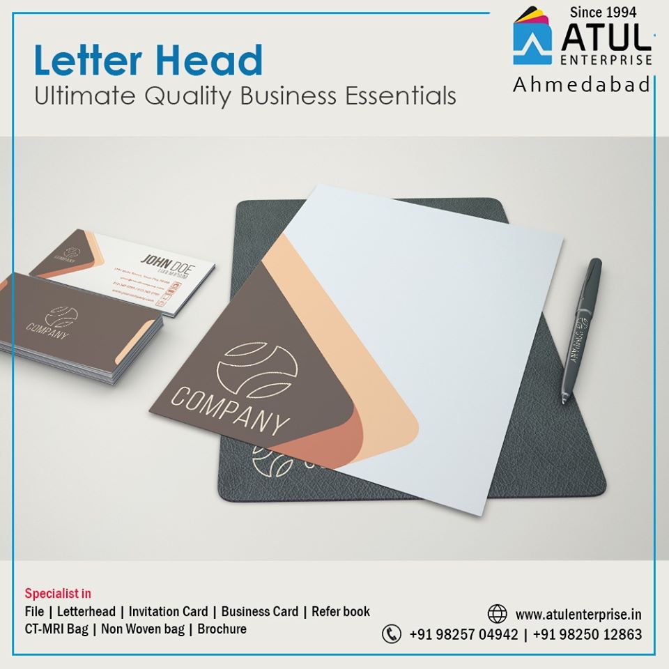 Atul_Enterprise's tweet photo. Letterhead : Ultimate Quality Business Essentials

Create an extraordinary letterhead with Atul enterprises online stationery store, which offers an exhaustive range of stylish letterhead format and templates. https://t.co/3JArwS4KAp