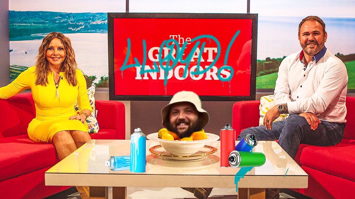 Lloydthegraff's tweet image. Wondering what to do this eve? You can catch an appearance from me on @bbccymruwales at 7.30pm.. Personally I’ll be hiding in another room till it’s over, but hope my family enjoy it 😆

#bbccymruwales #thegreatindoors #carolvorderman #scottquinnell @carolvorders @ScottQuinnell