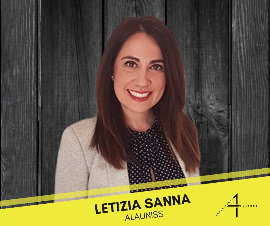 Ambassadors4cu1's tweet photo. Continuano le presentazioni degli #Ambassadors4Culture
Letizia Sanna - Dottore di ricerca in Storia Cont,è presidente @Alauniss1.
Le skills apprese nelle esperienze associative sono condivisione idee progetti, scambio e dialogo. Nel progetto supporterà le attività dei gruppi. https://t.co/XxYLdW85TU