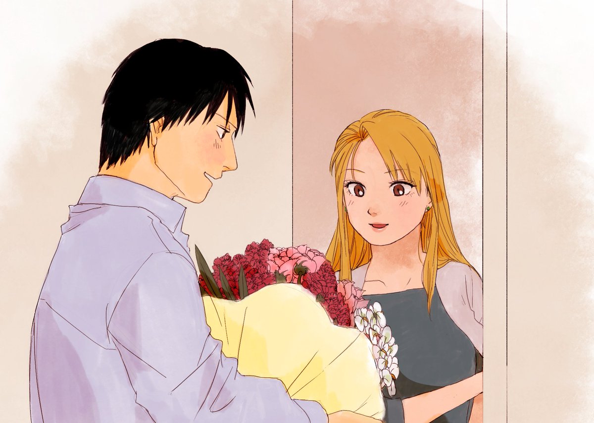 東の国で611祭だと聞き、
お花を送る大佐☺🌸

ロイアイの日おめでとうございます！
#ロイアイ
#ロイアイの日