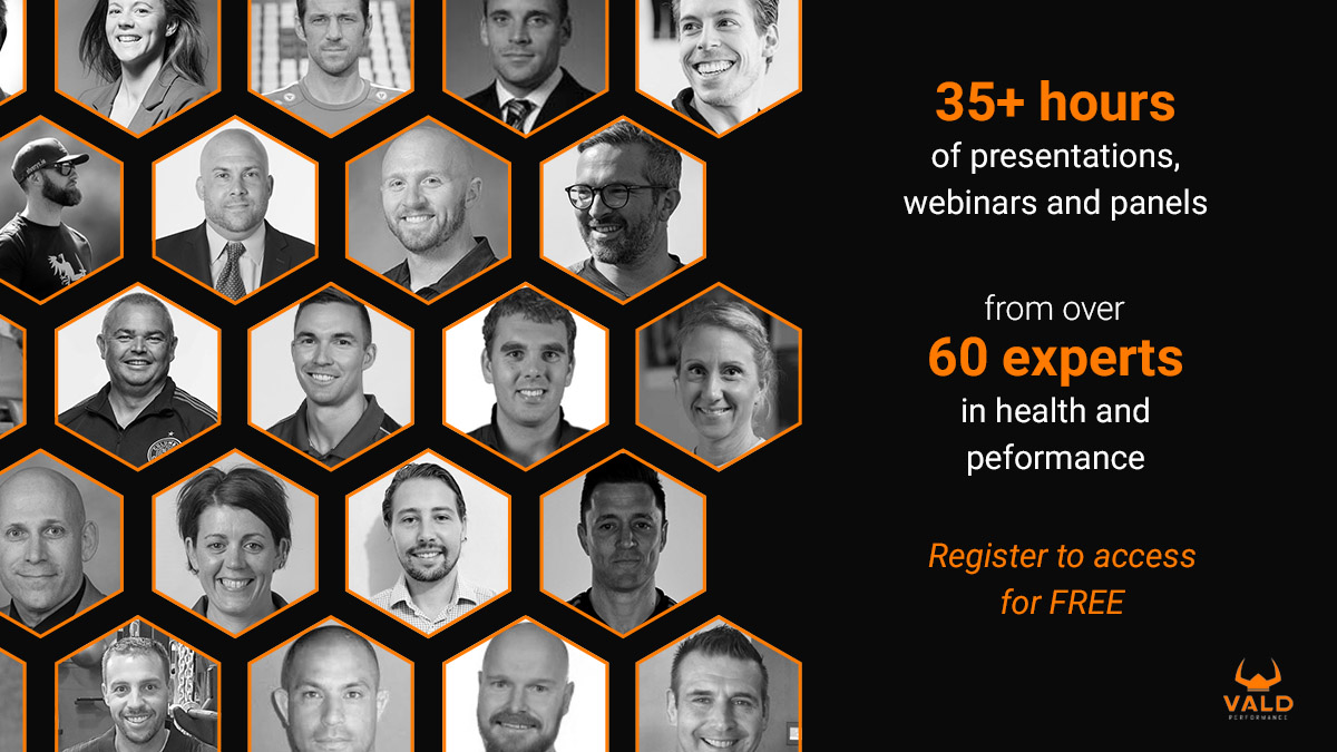Don't miss this FREE online workshop series by VALD Performance. 

35+ hours of insightful presentations, webinars, panels from leading experts in performance and health. 

➡️ Sign up now: win.valdperformance.com/register-onlin…