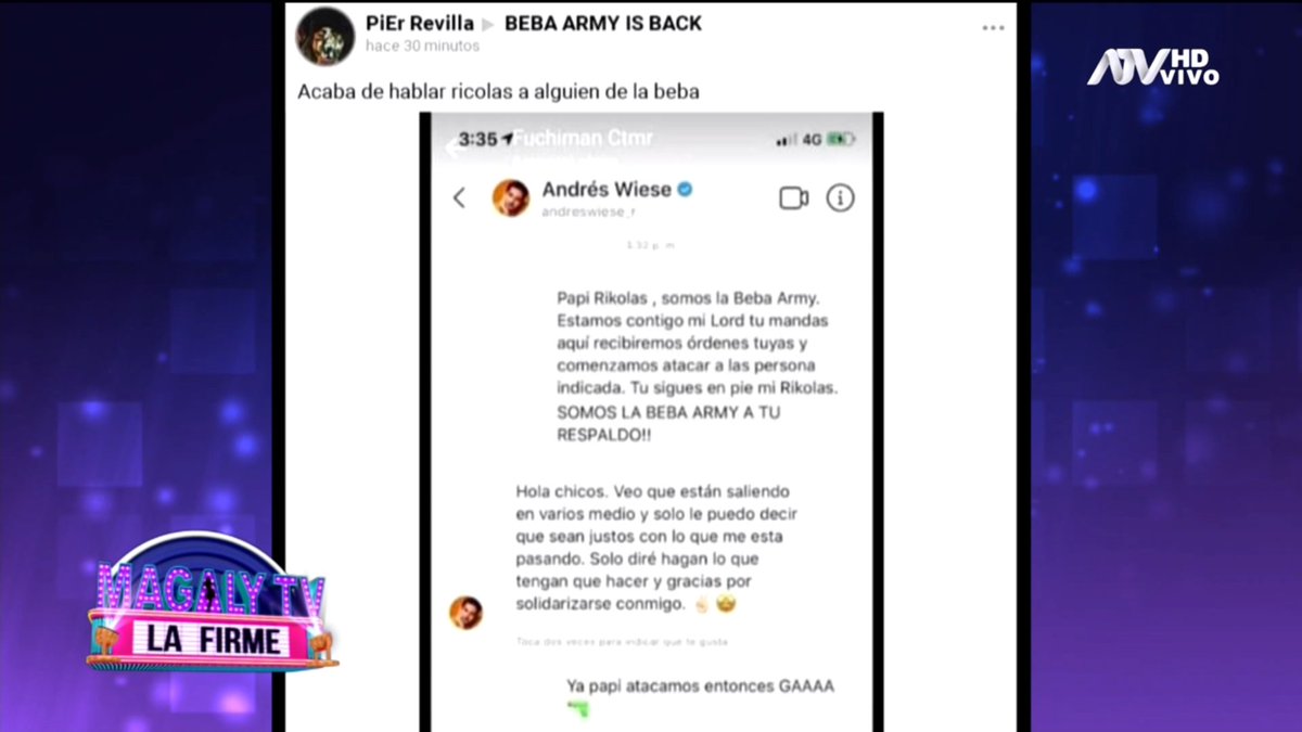Joe53836458's tweet photo. Y según #Magaly toda la información (chismes) que da a conocer son verdad JAJAJAJA #BebaArmy https://t.co/y7WMUHED6W