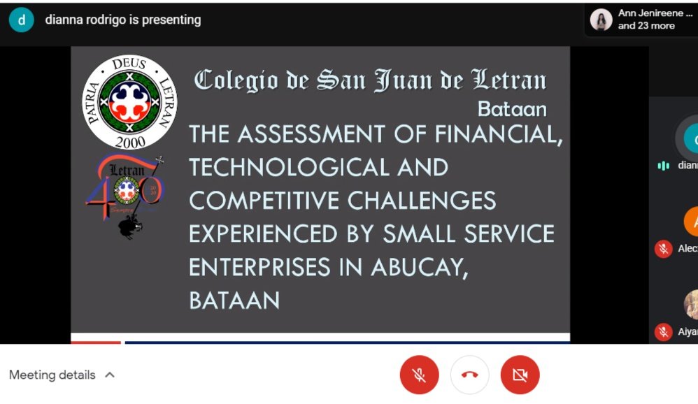 LetranBataan's tweet photo. ATM: The Letran Research Office holds Student Research Colloquium via Google Meet https://t.co/X4Sy8Z2VXB