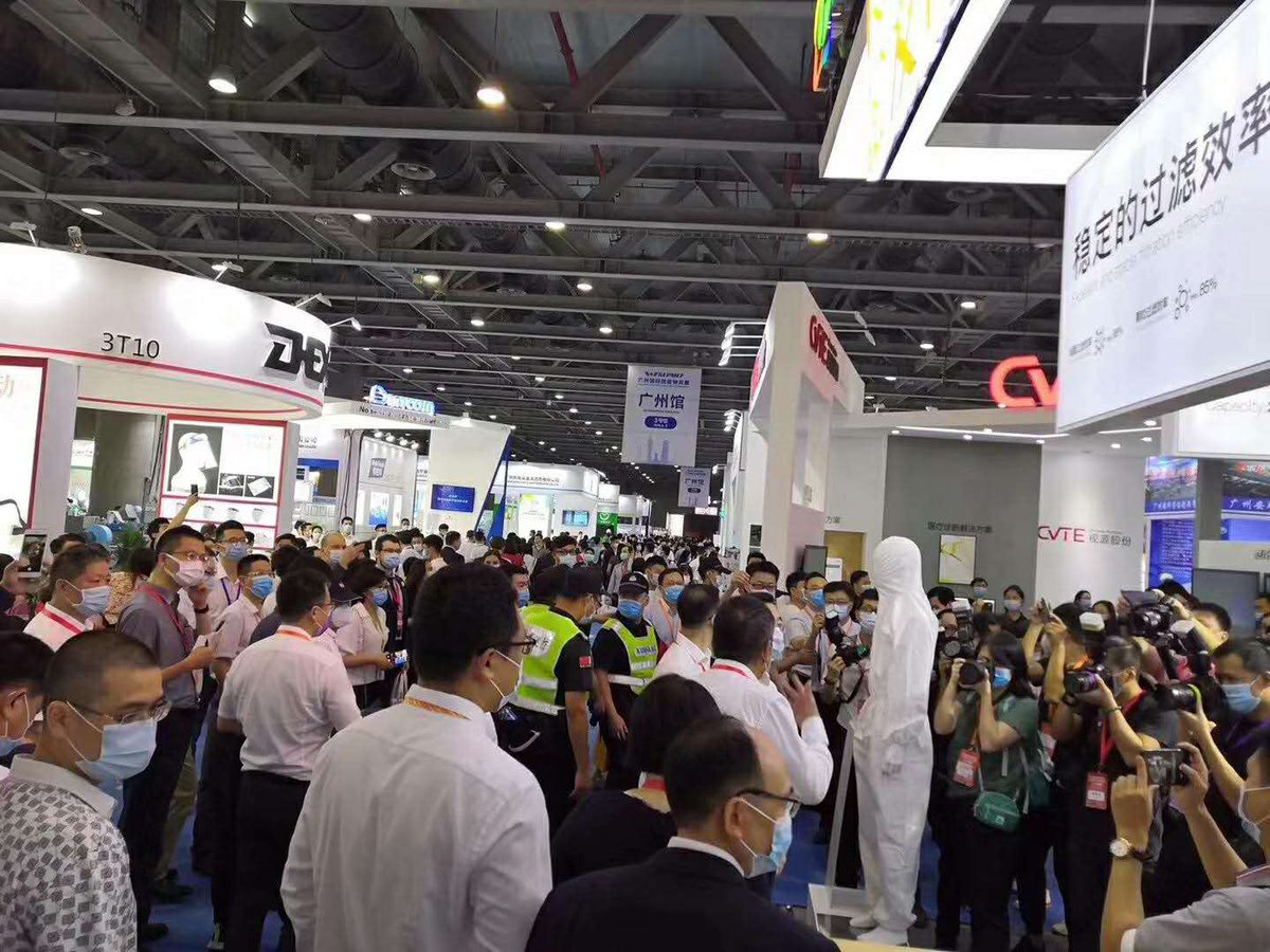 clcte's tweet photo. The first exhibition in Guangzhou in Year 2020 ! Great demand you can see after the pandemic. #exhibition #tradeshow #fair #China #Guangzhou https://t.co/1sh9vnh3sO