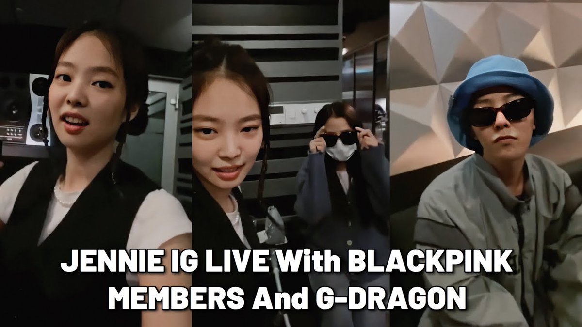 And do not forget that moment when GD appeared on Jennie's IG live and wore Jentle Monster shades.