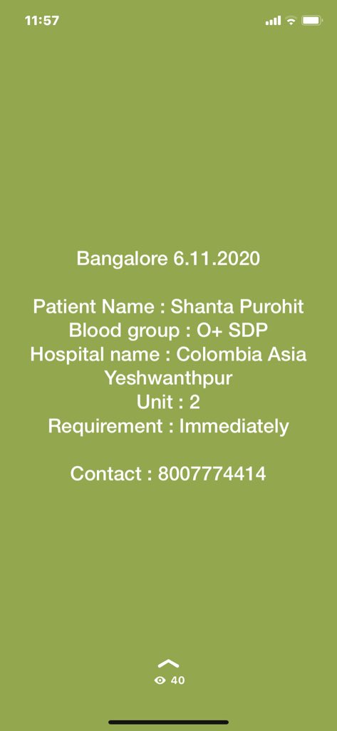 beingDJ's tweet image. #BloodDonation #BloodRequired #JupiterHospitalPune #ColumbiaHospitalBangalore #Pune #Bengaluru #BloodGroupOPositive #BloodGroupAPositive #SpreadTheWord
