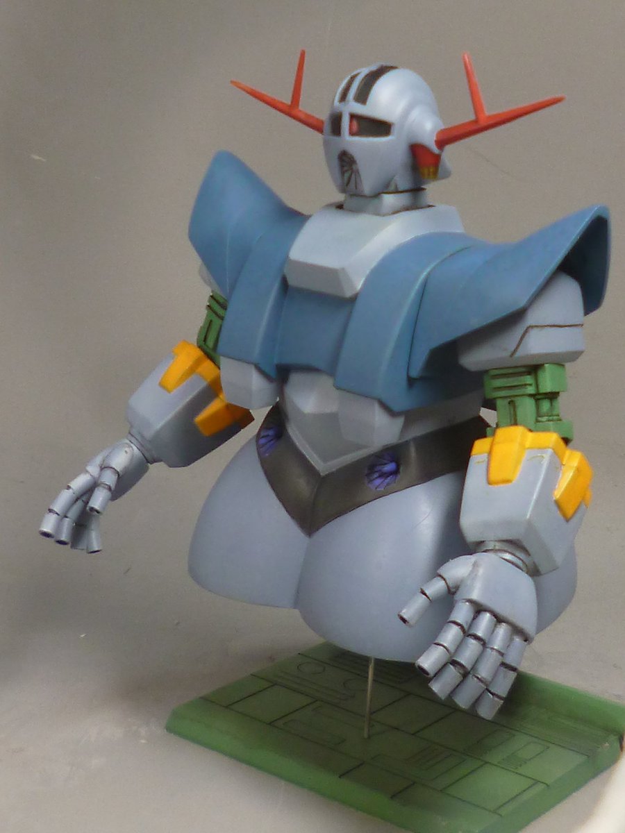 はむすた工房wf4 16 17 旧キットジオング完成した 改造箇所は首の作り直し 手の指を太く長くする 肘関節を曲げられるようにした などです T Co Auvcz6lebg Twitter