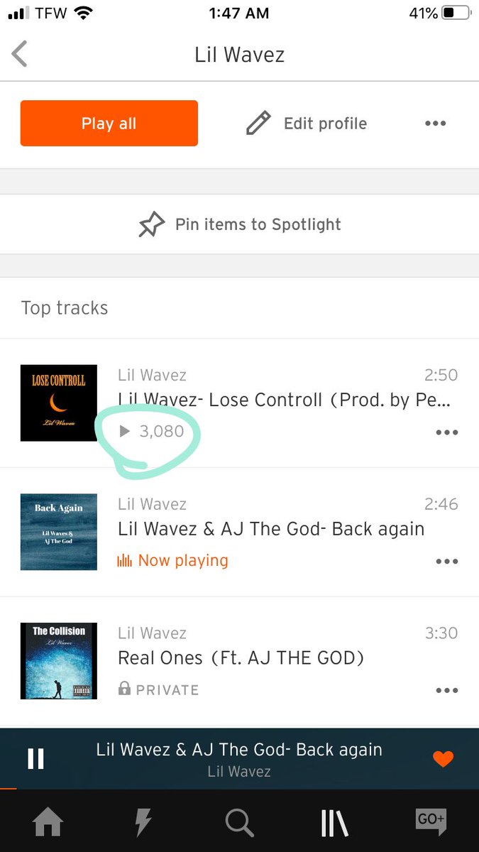 TrendWavez's tweet photo. Thank y’all for 3000
Go play “Lose Controll” link in bio
#SoundCloud #soundcloudartist #rap #alternativerock #music https://t.co/2TvZ0ZxDPK