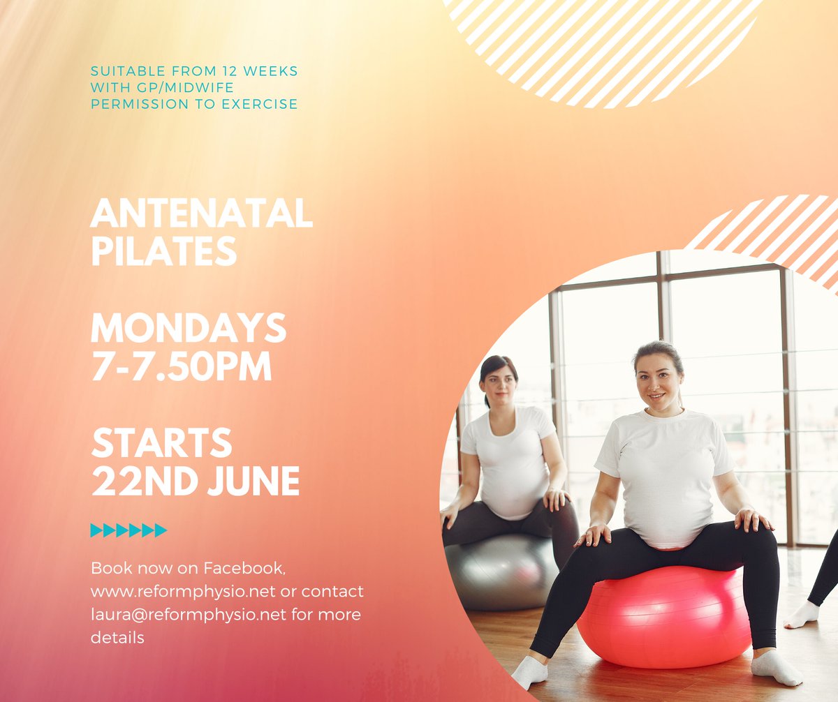 reformphysioabz's tweet image. The latest venture. Online antenatal Pilates. Get in touch for more info. Hope to see you soon. #pilates #antenatalpilates #physioledpilates #aberdeen #kingswells #physio