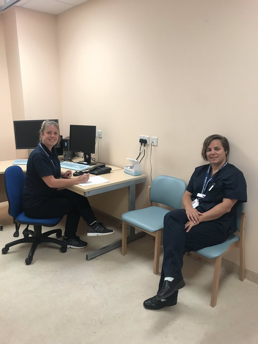 First Covid-19 follow up clinic today at PHT in the respiratory department run by our brilliant physiotherapists.@QAHospitalNews <a href="/Ruth_RespPhysio/">Ruth De Vos</a> <a href="/RespPhysioJen/">Jennifer Robson</a>