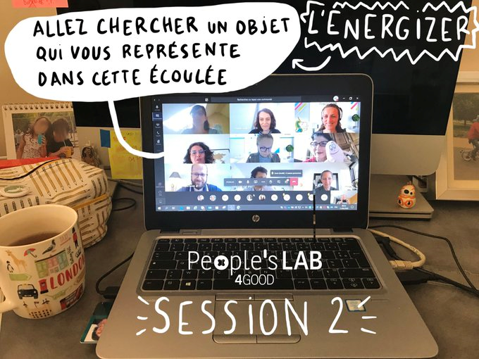 Intra4Good's tweet photo. C'est parti pour la session 2 du People'sLab4Good ! 🌞🦄

Les #Intrapreneurs4Good et membres de l'équipe se retrouvent en partageant l'objet qui les représente cette semaine (vous reconnaîtrez peut-être d'ailleurs le Barbapapa corsaire 😜 de @SANDDELA  https://t.co/9B63oQGPL4) https://t.co/5iZUeZya9P