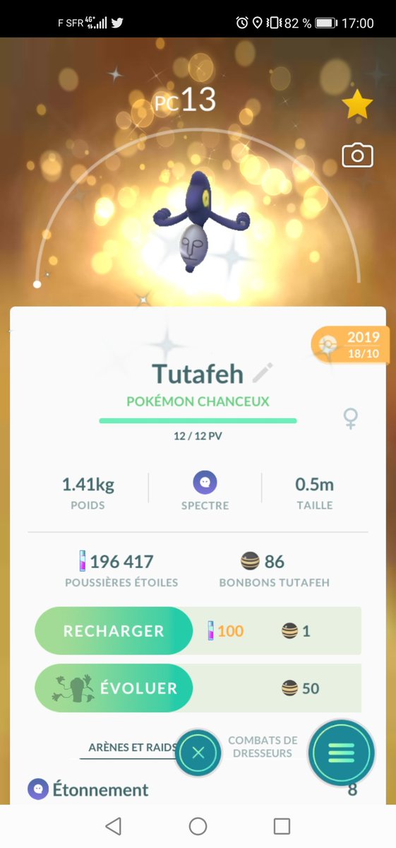 Robmosquito On Twitter Yesterday Was A Lucky Day With Pokemongo I Have A Lucky Exchange Of Shiny Yamask Tutafeh And I Found A Aron Galekid Shiny Https T Co 2qo74xsrcg Twitter