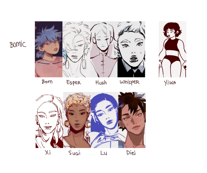 Bomic is a story about loving others with self preservation, and coming to terms with the process of grief.

It is also my current running webcomic. 

https://t.co/YXlqibrKLi 