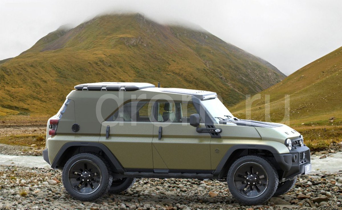 UAZ Bor — работа независимого промышленного дизайнера Андрея Фандюхина.